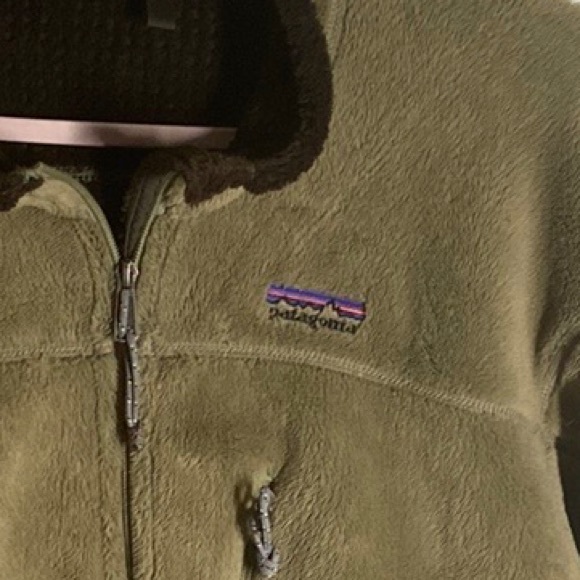 Patagonia Regulator R4 Fleece Sweater Jacket Green/Brown L Polartec Vint… - Picture 10 of 11